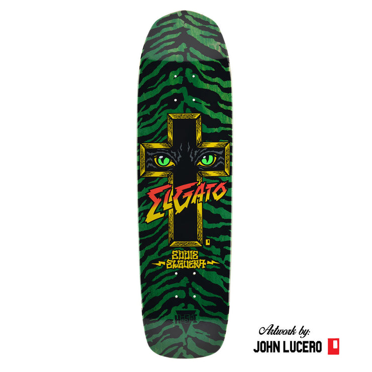 Hosoi Skateboards Cat Eyes Deck– 8.75"x32.75"- Green