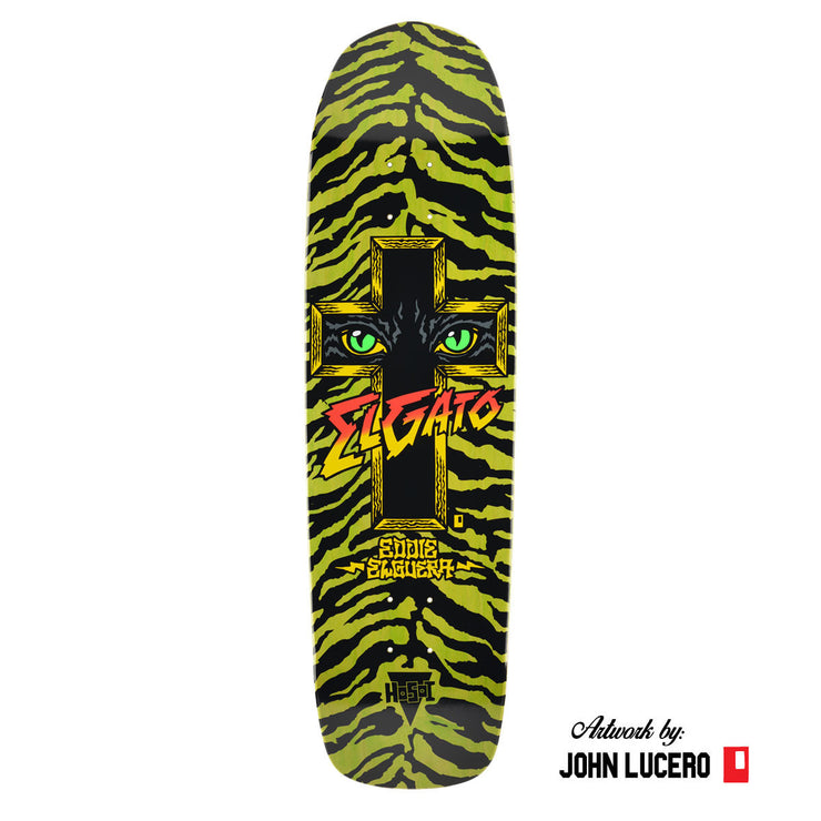 Hosoi Skateboards Cat Eyes Deck– 8.75"x32.75"- Lime