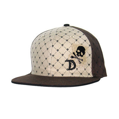 Skull Crest Brown Draven Hat