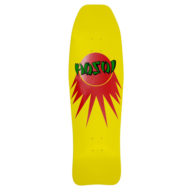 Hosoi Skateboards Fish 83 Deck- 9.875"x33"- Yellow