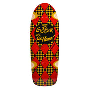 Vision Go Skate or Go Home Deck - 10.25"x30" - Yellow Stain