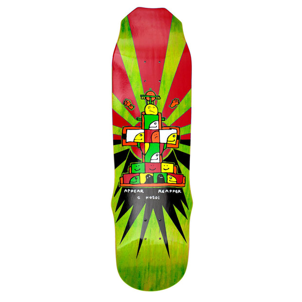Hosoi Skateboards Gonz 93 Deck- 9"x33"- Lime