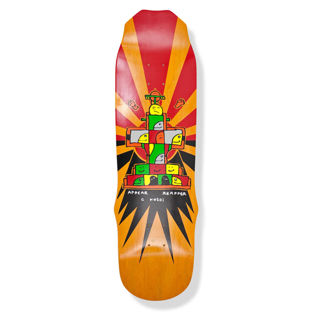 Hosoi Skateboards Gonz 93 Deck- 9"x33"- Orange