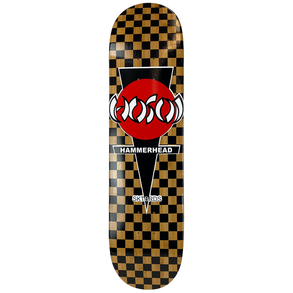 Hosoi Checkered Bamboo deck- Popsicle Shape