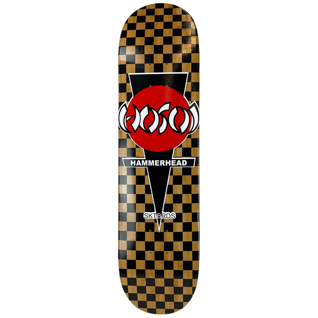 Hosoi Checkered Bamboo deck- Popsicle Shape