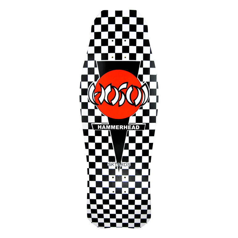 Hosoi Skateboards O.G. Hammerhead Checkerboard Deck– 10.5"x31"
