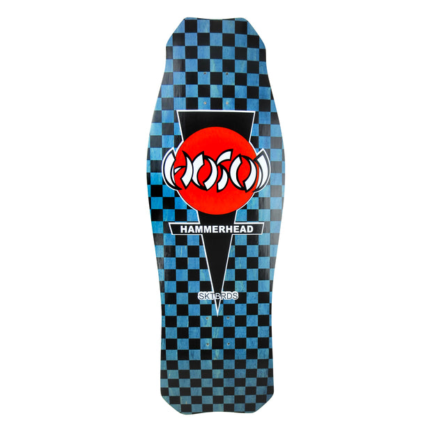 Hosoi Skateboards O.G. Hammerhead Checkerboard Deck– 10.5"x31"