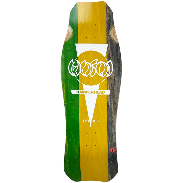 Hosoi Skateboards O.G. Hammerhead Limited TRI-COLOR – 10.5"x31" 