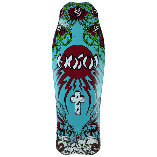 Hosoi Skateboards Skull N' Roses OG Hammerhead Deck – 10.5"x31"
