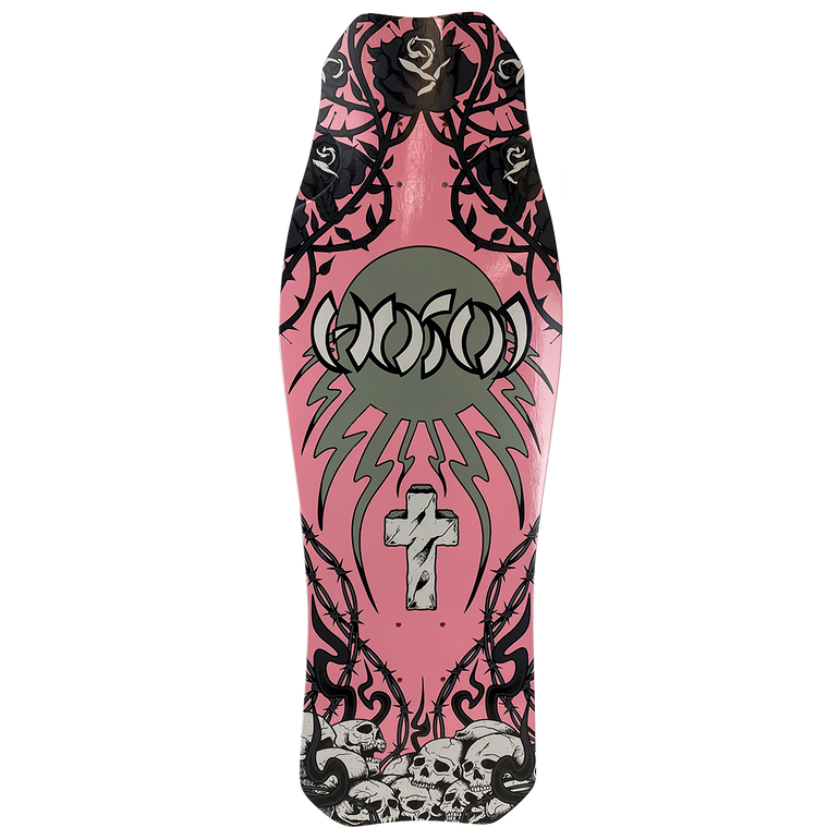 Hosoi Skateboards Skull N' Roses OG Hammerhead Deck – 10.5