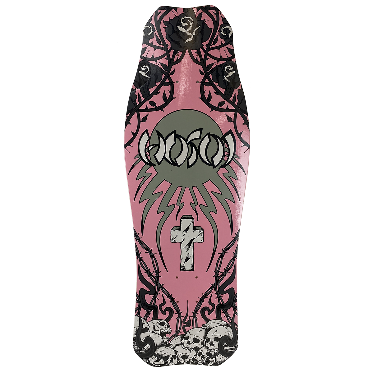 Hosoi Skateboards Skull N' Roses OG Hammerhead Deck – 10.5