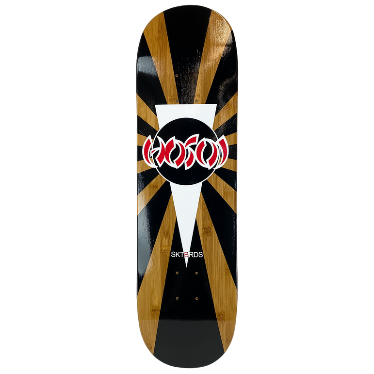 Hosoi Rising Sun Bamboo deck- Popsicle Shape