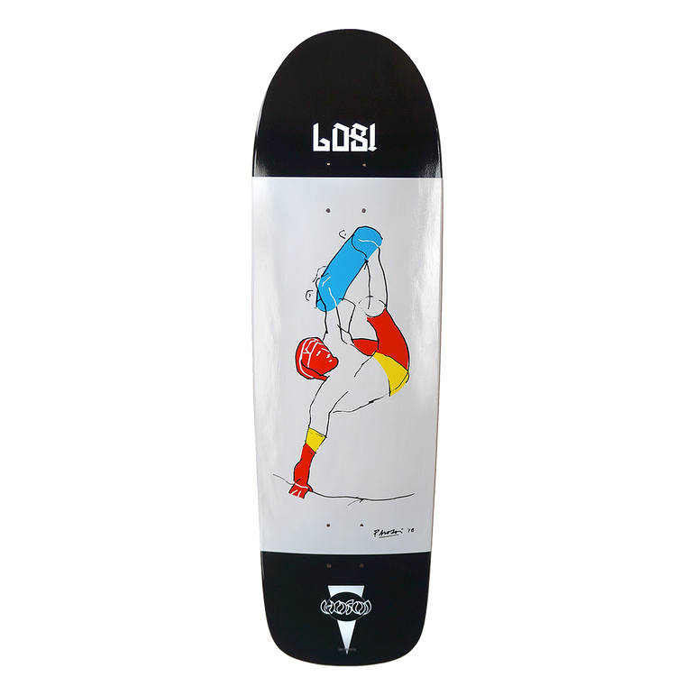 Hosoi Pro Team: Handplant Series - Allen Losi  9" x 32.25" Deck