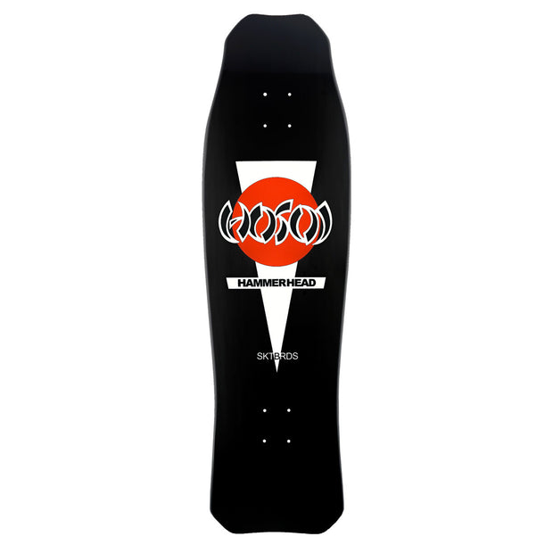 Hosoi Skateboards Hammerhead Longboard Deck – 10" x 37"- Black