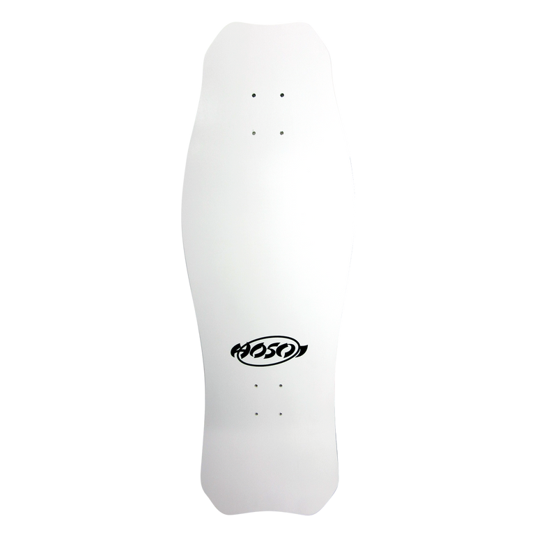 Hosoi Skateboards O.G. Hammerhead White Deck Signed – 10.5