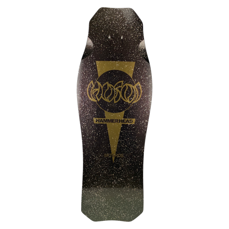 Limited 24K Gold Flake- Hosoi Skateboards O.G. Hammerhead Deck