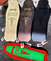 All Black Hand Screened Hosoi Skateboards O.G. Hammerhead Deck– BLACK OUT