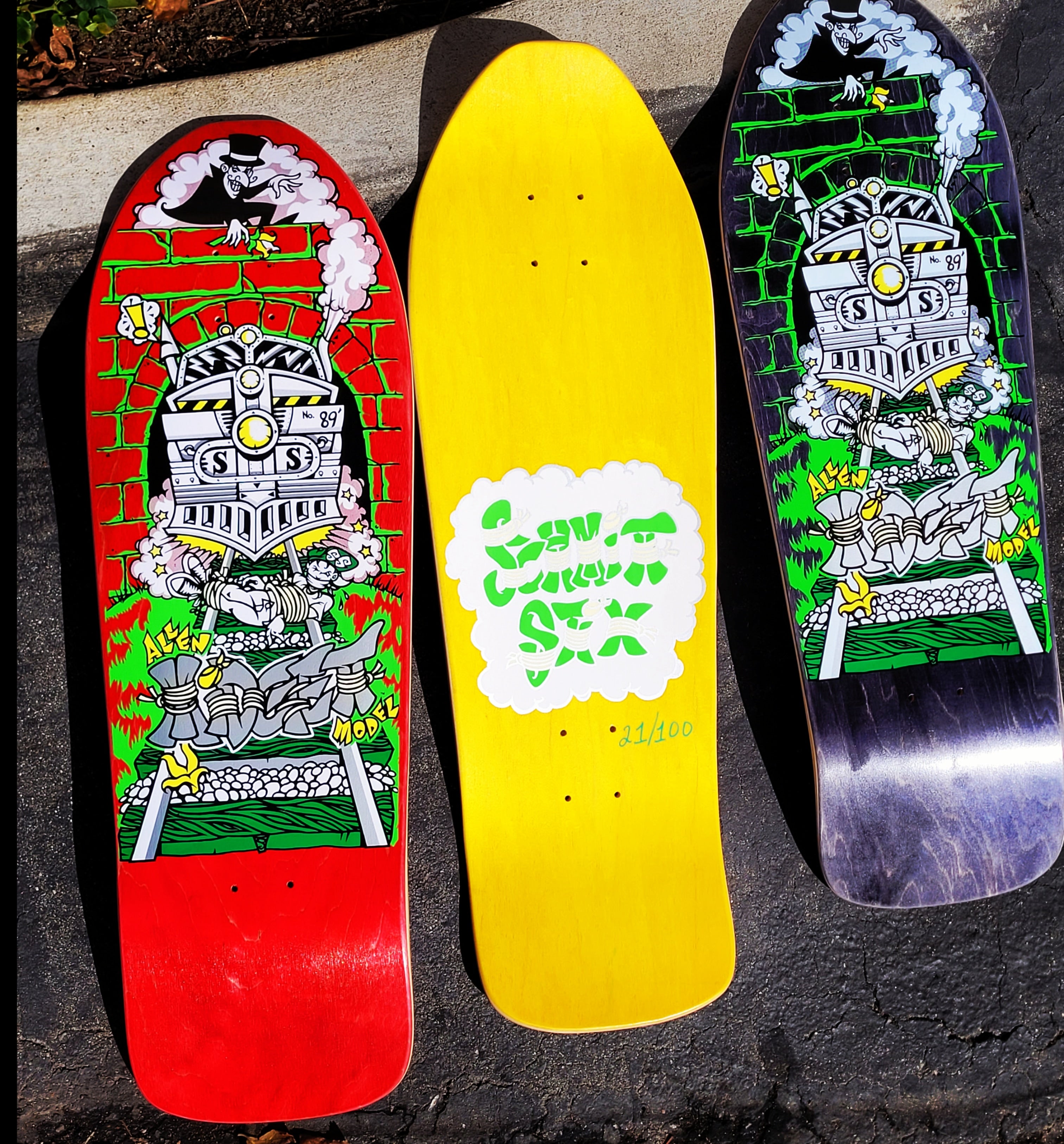 Schmitt Stix Allen Midgett Magic Train Deck-  9.5