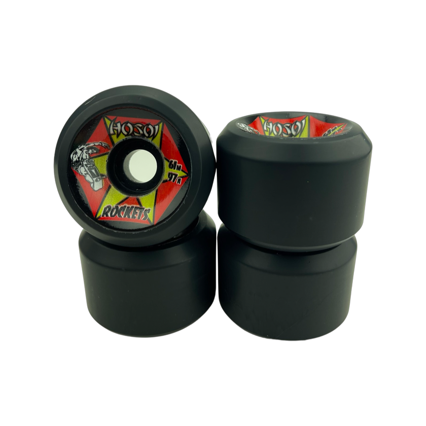 Hosoi Skateboards Rockets Wheels- 61mm 97a