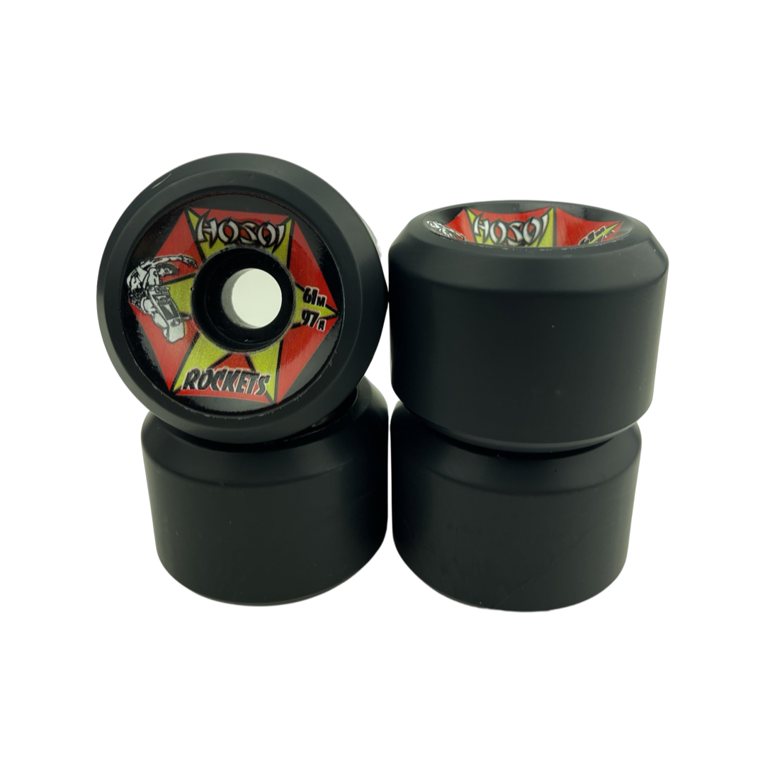 Hosoi Skateboards Rockets Wheels- 61mm 97a – Select Skate Shop