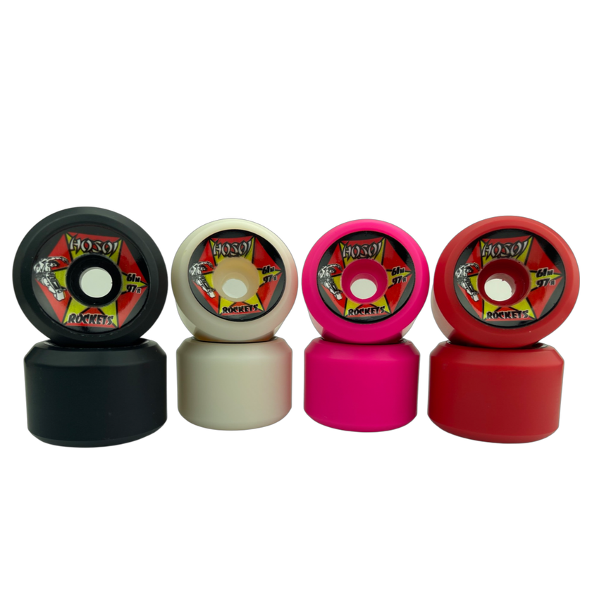 Hosoi Skateboards Rockets Wheels- 61mm 97a