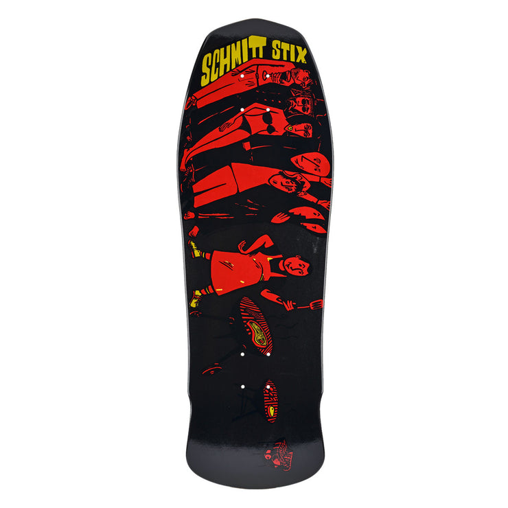 Schmitt Stix Joe Lopes BBQ Deck-10.125"x30.625"- Black/Red