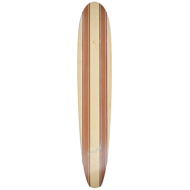 Koastal Drifter-1 Mahogany/Aspen/Purple Heart 60" Longboard Cruising Skateboard Deck