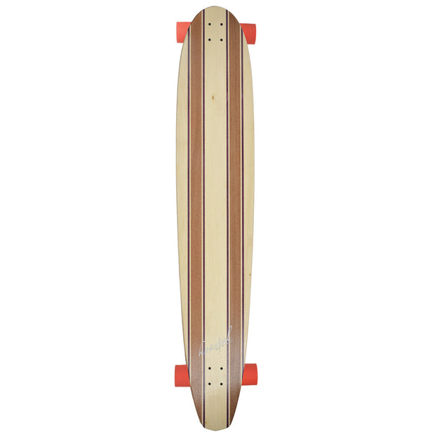 Koastal Drifter-1 Mahogany/Aspen/Purple Heart 60" Longboard Cruising Skateboard - Complete