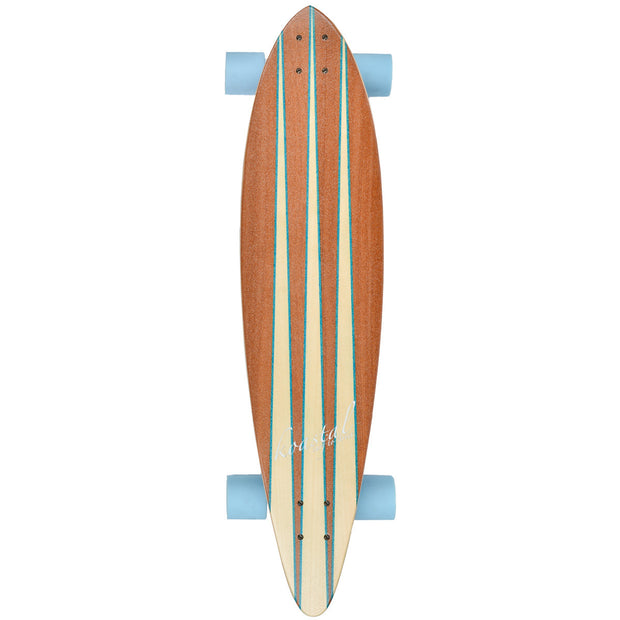Koastal Pin tail - 38" Longboard Skateboard - Complete