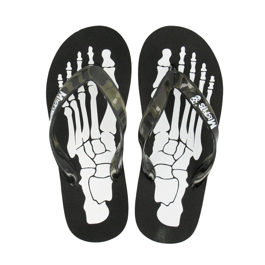 Draven Misfits Skeleton Flip Flops Shoes