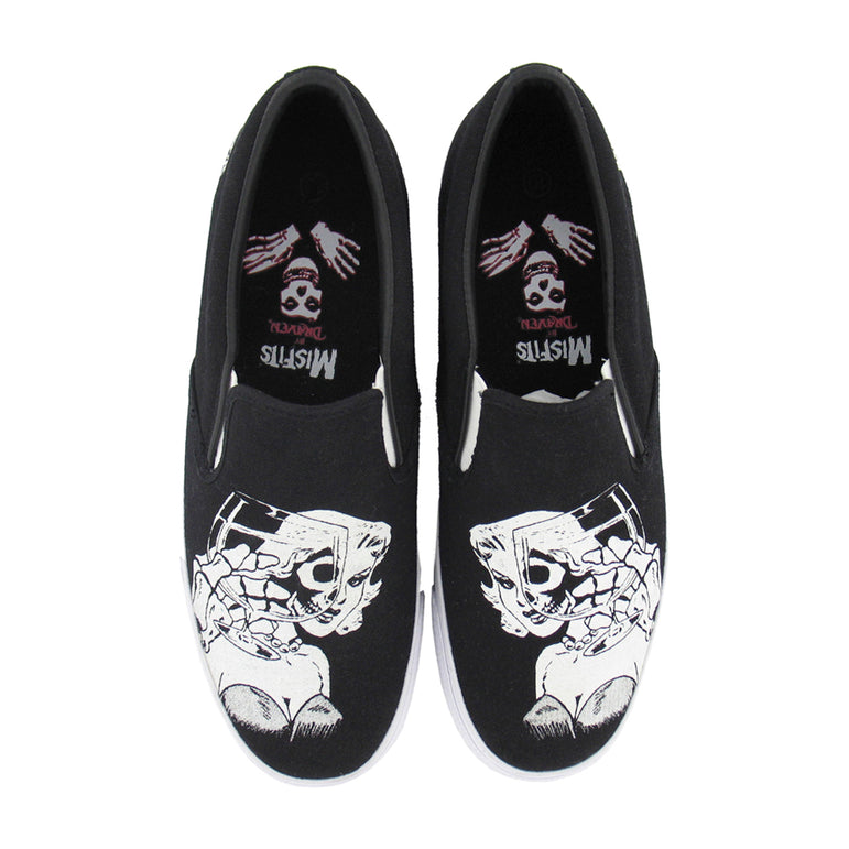 Draven Misfits Die Die Slip-Ons Men's Shoes