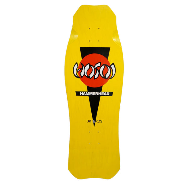 Hosoi Skateboards O.G. Hammerhead Deck– 10.5"x31"- Yellow