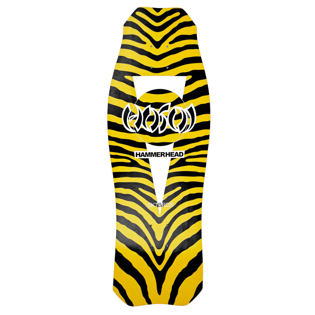 Hosoi Skateboards O.G. Zebra Hammerhead Deck– 10.5