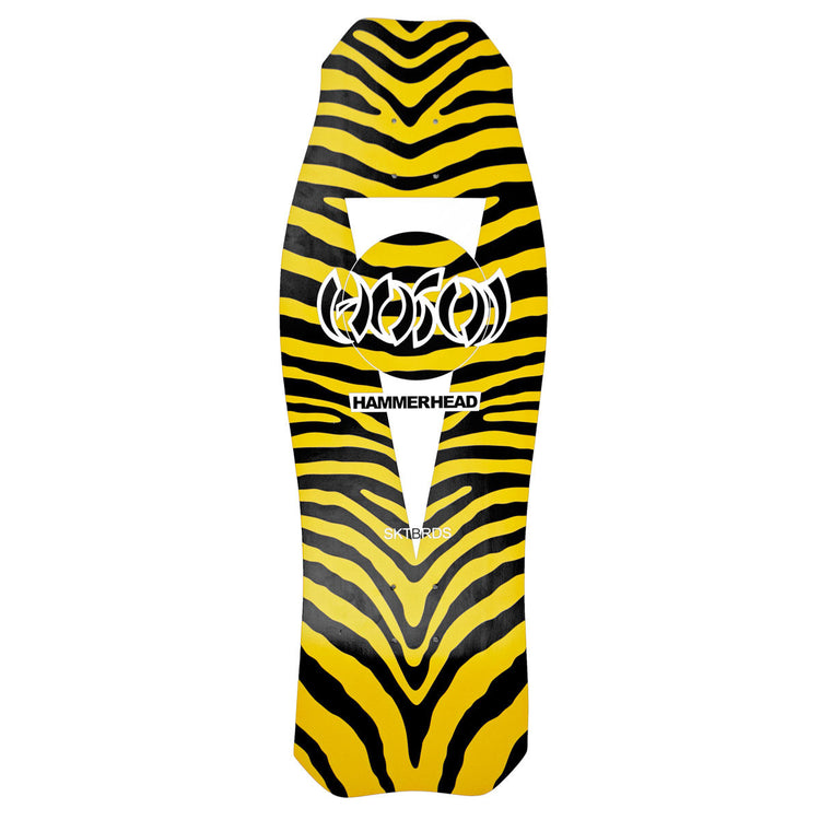 Hosoi Skateboards O.G. Zebra Hammerhead Deck– 10.5