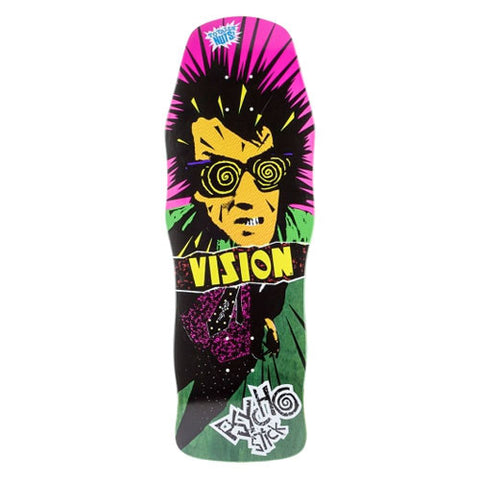 Vision Psycho Stick Modern Concave Deck - 10"x30.25"- Green