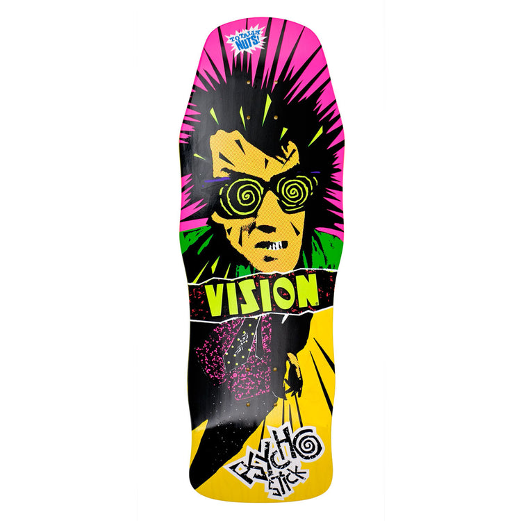 サイコスティック　スケボー Psycho-Stick-Yellow-Veneer-