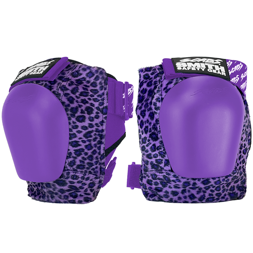 Scabs Urban Knee Pad Set- Purple Leopard