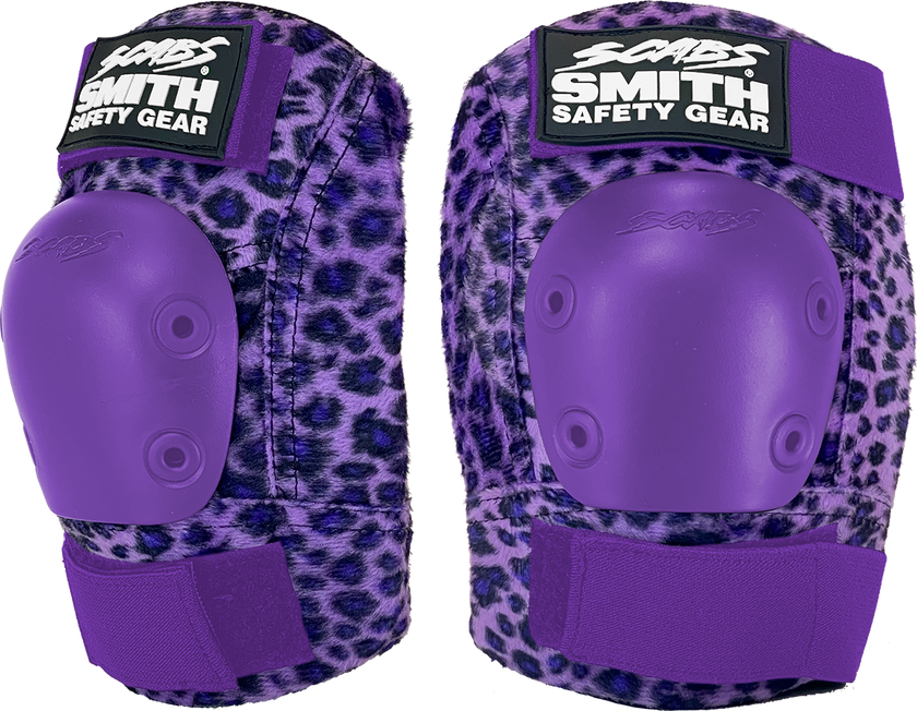 Scabs Urban Elbow Pad Set- Purple Leopard