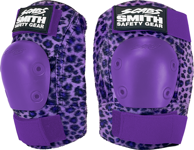 Scabs Urban Elbow Pad Set- Purple Leopard