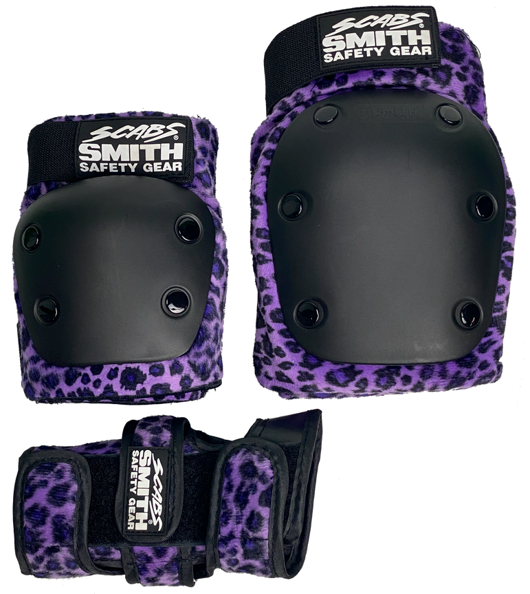 Smith Scabs - Adult 3 Pack -Purple Leopard