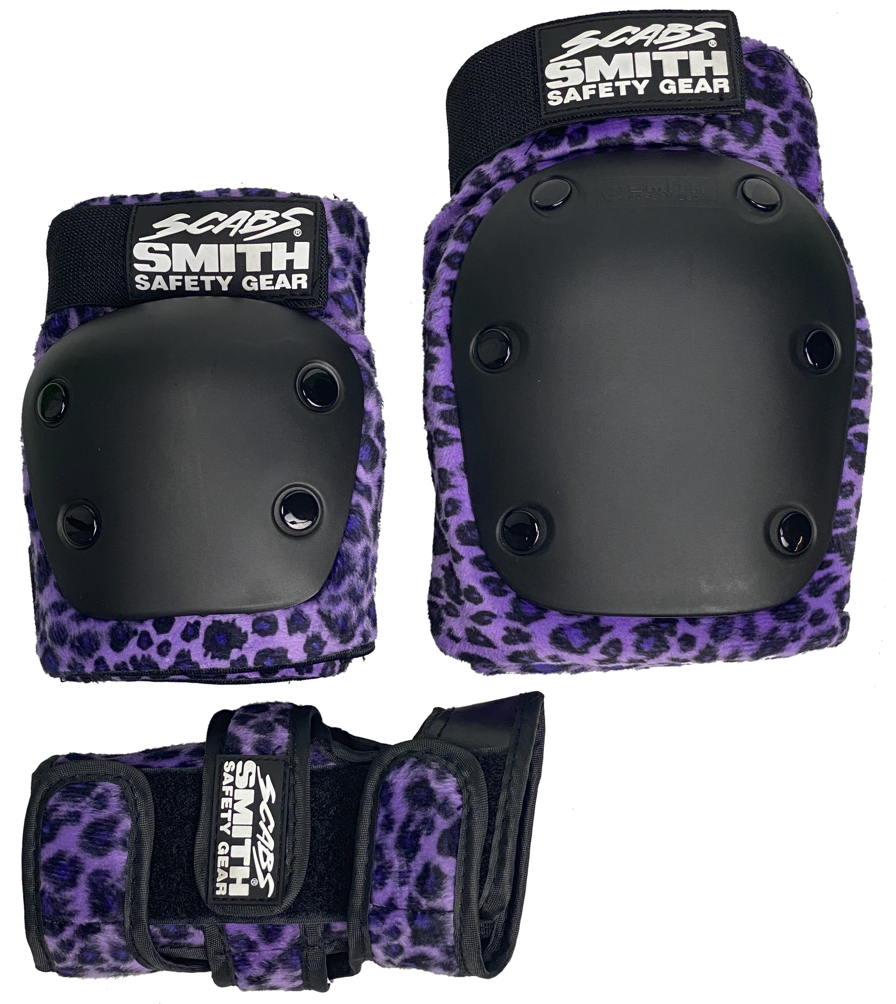 Smith Scabs - Adult 3 Pack -Purple Leopard