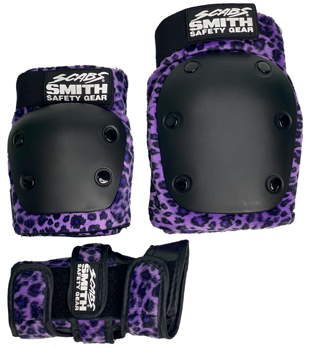 Smith Scabs - Adult 3 Pack -Purple Leopard