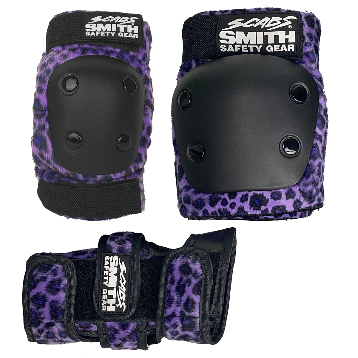 Smith Scabs - Youth 3 Pack -Purple Leopard