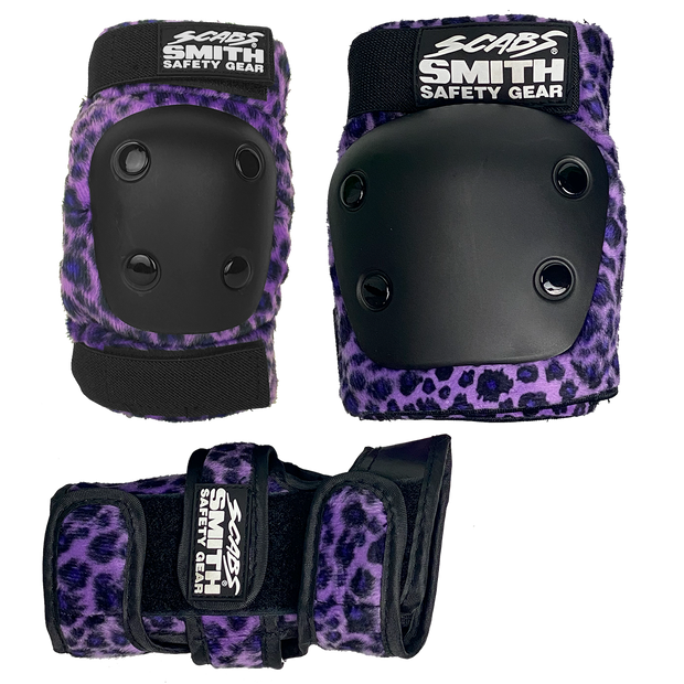 Smith Scabs - Youth 3 Pack -Purple Leopard