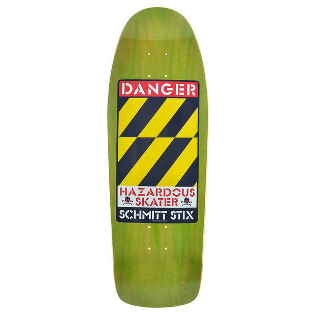 Schmitt Stix Danger Modern Concave Deck- 10.125"x30.5"- Lime