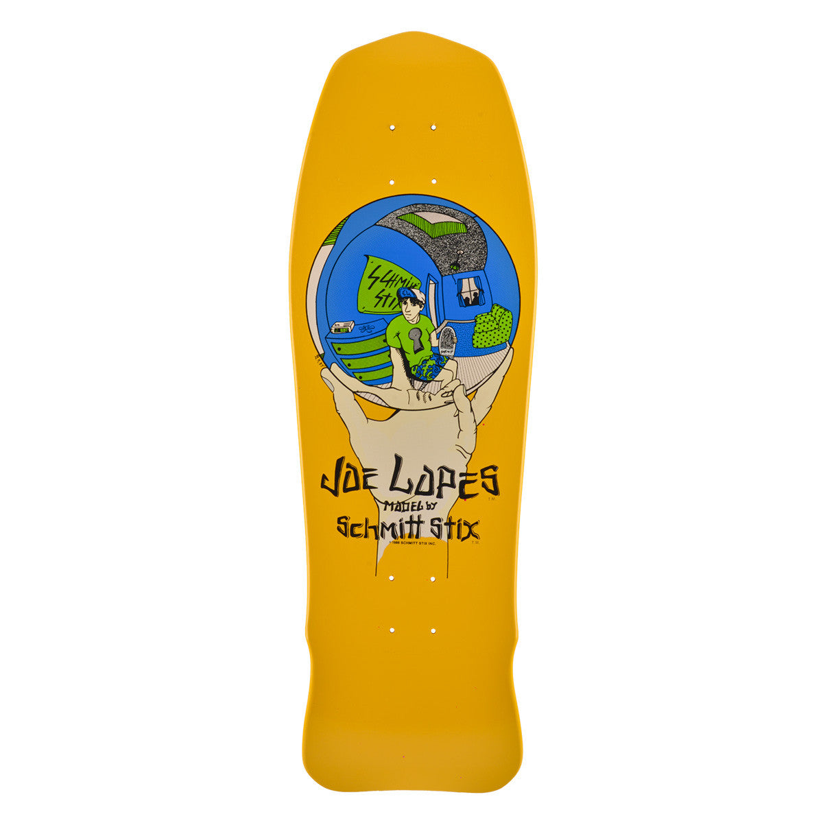 最安挑戦！ Schmitt Stix 9.875 Deck- Ball Crystal Lopes Joe ミリタリー