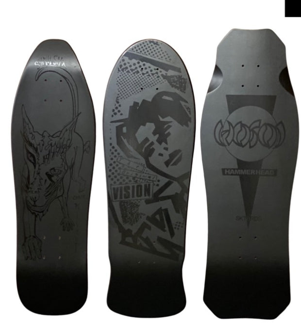 All Black Hand Screened Vision Original MG Deck -BLACK OUT