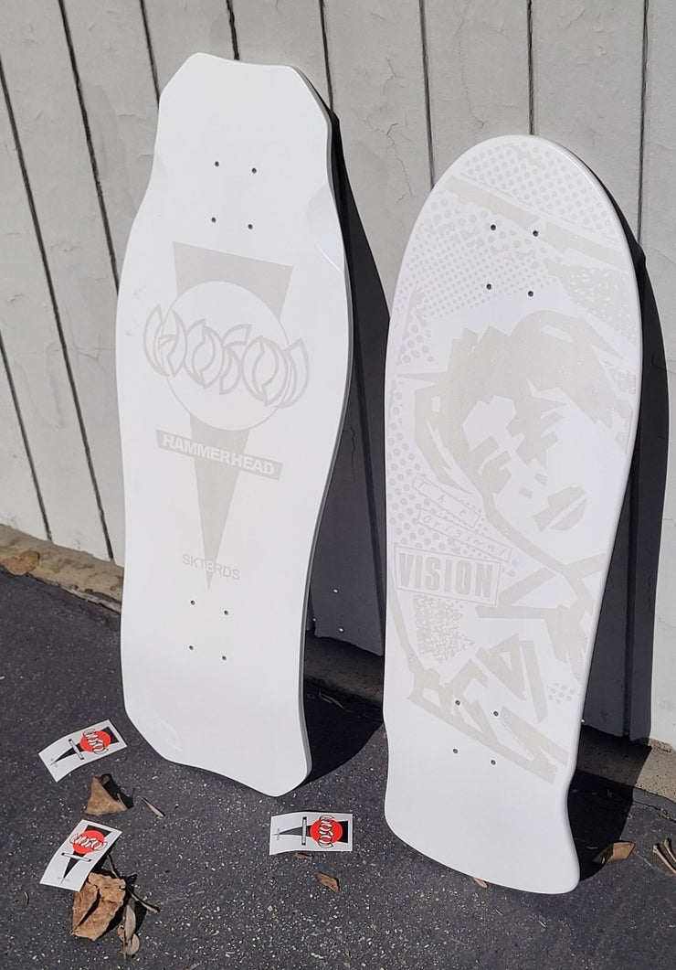 Limited Winter Vision Original MG Hand Screened Deck -WHITE OUT