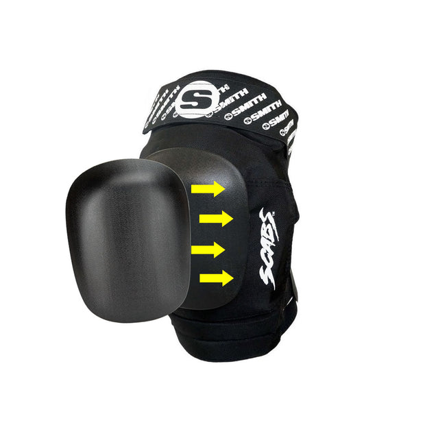 Smith Scabs Elite II Replacement Caps - Black (Set of 2)