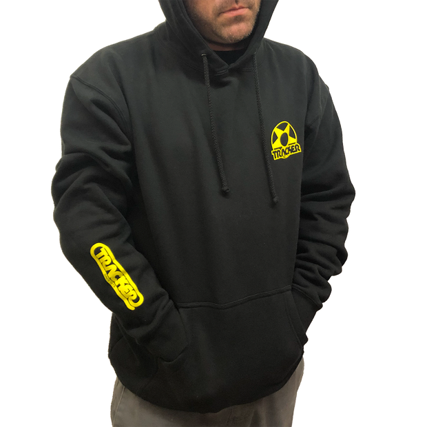 Tracker Star Men's Hoodie- Blk/Yel